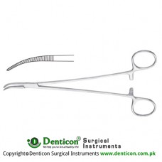 Jacobson Haemostatic Forceps Curved Stainless Steel, 19 cm - 7 1/2"
